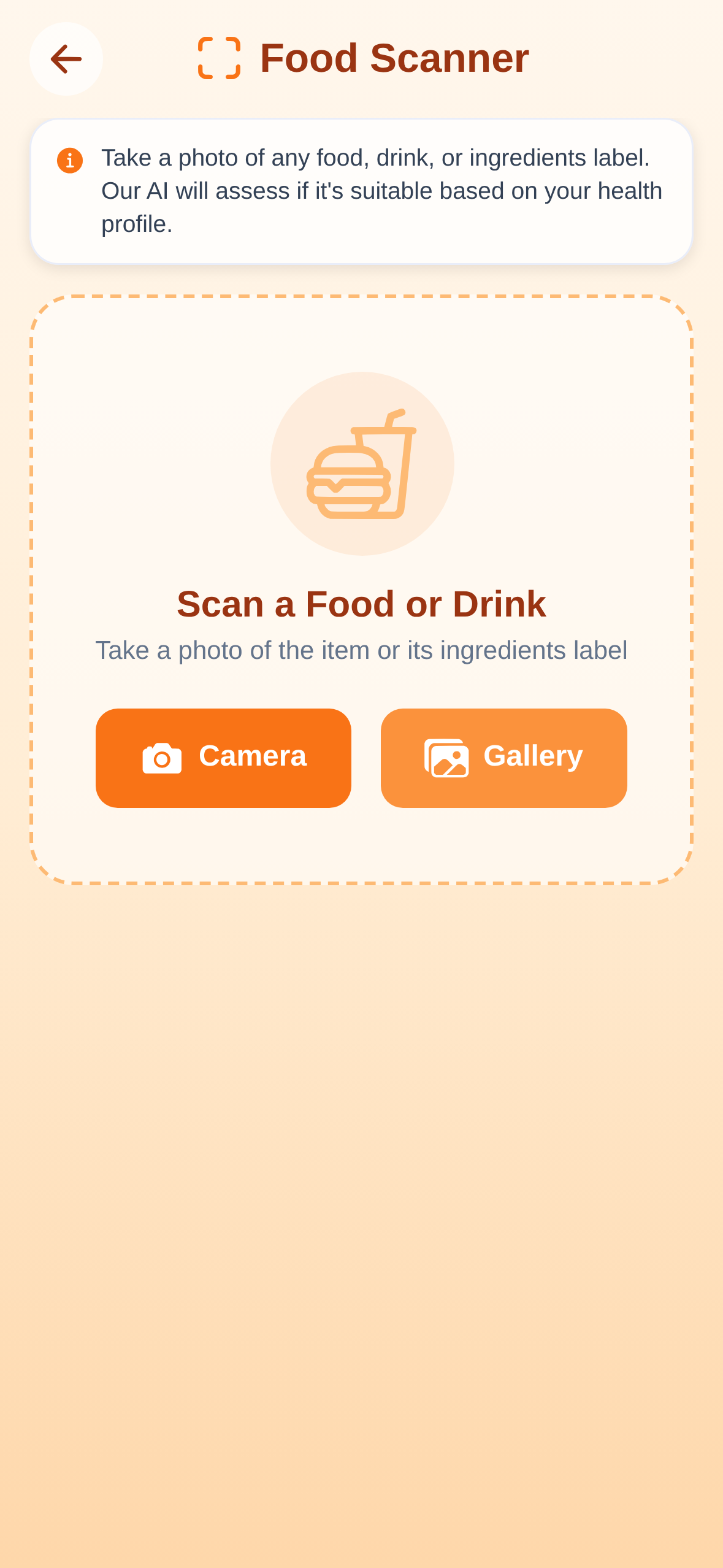 PocDoc Food Scanner for checking food safety against medications and conditions